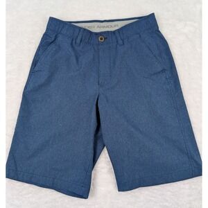 Under Armour Match Play Shorts Men's‎ 30 Blue Golf Stretch Waist Heatgear